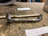 Harley SS braided steel Goodridge Magnetti Fuel Injection Line Hose 1995^ Tourin
