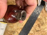 Vtg Shift KNob Metalflake Red Harley Panhead Knucklehead flathead Tank shift Tru