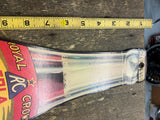 Vtg RC Royal Crown Soda Pop Sign Bottle Cardboard Advertising 1940's 23" Survivo