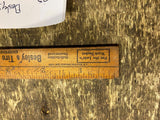 Vtg 20's Tire Service Station Advertising Besley Shippinsvill Gas Oil Sign Ruler