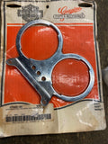 Harley Speedometer Tach Chrome Dual Gauge Bracket Mount FXR Sportster Dyna FXD
