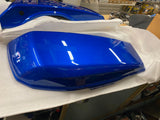 Left Blue Burst Saddlebag LId Harley Street Road Glide FLH Touring OEM 2024 T/o