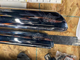 Vance Hines Slip on mufflers Harley Fatbob Dyna? Softail? D740 tWIN Slash Chrome