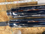 Vance Hines Slip on mufflers Harley Fatbob Dyna? Softail? D740 tWIN Slash Chrome