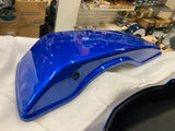 Right Blue Burst Saddlebag LId Harley Street Road Glide FLH Touring OEM 2024 T/o