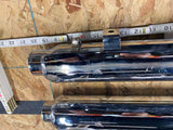 Vance Hines Slip on mufflers Harley Fatbob Dyna? Softail? D740 tWIN Slash Chrome