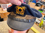 Vtg WW1 CAptains Crushers CAp Hat Navy 1900's Antique Coast Guard Ship Boat Unif