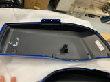 Right Blue Burst Saddlebag LId Harley Street Road Glide FLH Touring OEM 2024 T/o