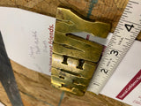 Solid Brass Chevy Chevrolet Automotive Truck Car 1970s Vintage Belt Buckle