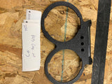 NOS FXR FXRS FXRP FXRT Speedometer Tach Dual Gauge Bracket Mount  Black 67036-83