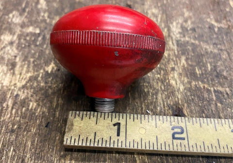 Vtg Red Shift Knob Harley Indian Old Skool Panhead Flathead Truck Hot Rod Auto