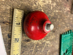 Vtg Red Shift Knob Harley Indian Old Skool Panhead Flathead Truck Hot Rod Auto