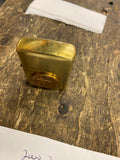 Solid Brass Zippo Cigarette Lighter Sagitarius 2000 Collectible