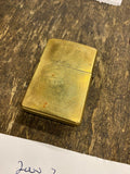 Solid Brass Zippo Cigarette Lighter Sagitarius 2000 Collectible