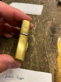 Solid Brass Zippo Cigarette Lighter Sagitarius 2000 Collectible