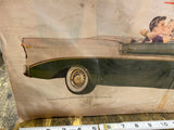Vtg 1956 Chevy Chevrolet Advertising Ad Poster Sign Convertible Tri five