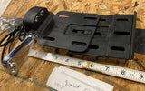 sidemount license plate bracket Mount Softail Breakout FXSB Foldable Light Harle