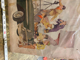 Vtg 1956 Chevy Chevrolet Advertising Ad Poster Sign Convertible Tri five