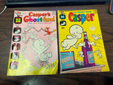 Vintage 1960s-70s Lot Of 2 Harvey Comics Casper The Friendly Ghost Comic Books