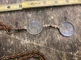 Antique Victorian Gold Filled Karat Lorgnette Opera Glasses Ornate Fashion Socia