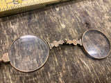 Antique Victorian Gold Filled Karat Lorgnette Opera Glasses Ornate Fashion Socia