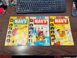 Vintage 1972-73 Lot Of 3 Harvey Comics Sad Sack Navy Comic Books