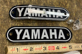 Gas Fuel ank Emblems Yamaha Badges RD DT YDS7 LS3 XS Rs100 Pair