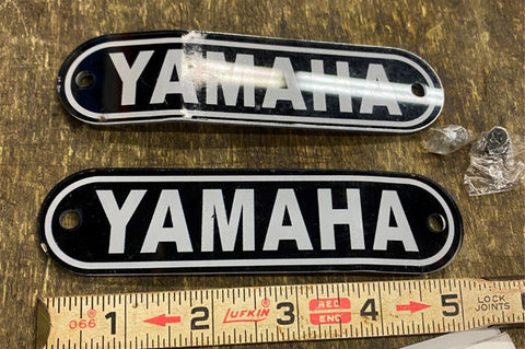 Gas Fuel ank Emblems Yamaha Badges RD DT YDS7 LS3 XS Rs100 Pair
