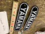 Gas Fuel ank Emblems Yamaha Badges RD DT YDS7 LS3 XS Rs100 Pair