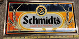 Schmidts Quality Beer Sign Mirror 18x9 Tavern Great Graphix Man Cave Tavern bre