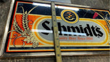 Schmidts Quality Beer Sign Mirror 18x9 Tavern Great Graphix Man Cave Tavern bre