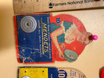 Vtg Advertising 1930s Mendets rare Pot & pan Repair kit kitchen Antique Display!