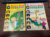 Vintage 1970s Harvey Comics Lot Of 2 Richie Rich Success Stories Comic Books