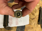 Schrader Tire Pressure Gauge New York NY 1909 Vtg Auto Truck Leather Acc Tool!