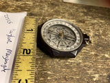 Vtg Taylor Magnapole Belt Pocket Watch Compass Bakelite Octagon Hiking Maritime