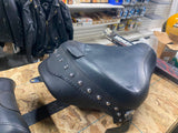 Mustang Wide Solo Passenger pad Harley Sportster 883 1200 2004^ Studs Two up!