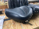 Mustang Wide Solo Passenger pad Harley Sportster 883 1200 2004^ Studs Two up!