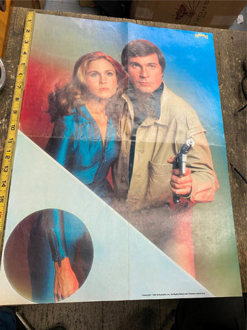 Vtg 1981 Buck Rgers 21st Century Wilma in tights Bananas 21x15 TV show Poster!