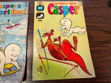 Vintage 1970s Harvey Comics Lot Of 2 Casper The Friendly Ghost Comics