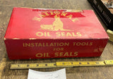 Vtg National Oil Seals Tool Kit 1940's Sign Advertising Display Service Station!
