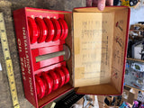 Vtg National Oil Seals Tool Kit 1940's Sign Advertising Display Service Station!