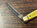 Vintage Soligen Germany Bear & Bull Mother Of Pearl 2 Blade Folding Pocket Knife