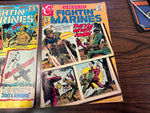 Vintage 1970s Charlton Comics Lot Of 2 Fighting Marines Comic Books