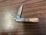 Vintage Made In USA Craftsman Old Crafty Barlow 2 Blade Pocket Knife