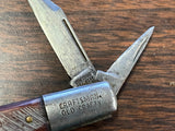 Vintage Made In USA Craftsman Old Crafty Barlow 2 Blade Pocket Knife