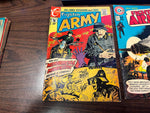 Vintage 1970s Charlton Comics Lot Of 3 Fighting Army Comic Books