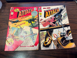 Vintage 1970s Charlton Comics Lot Of 2 Our Fighting Forces In Action Attack