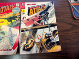 Vintage 1970s Charlton Comics Lot Of 2 Our Fighting Forces In Action Attack