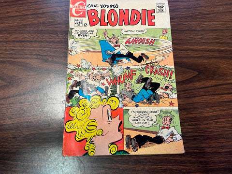 CHIC YOUNG'S BLONDIE #179 JUNE 1969 FINE CHARLTON COMICS COMIC STRIP SILVER AGE