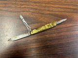 Vtg Antique Made In Germany W.H. Morley 3 Blade Pocket Knife Mother Of Pearl